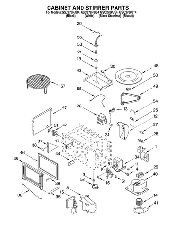 Cabinet and stirrer