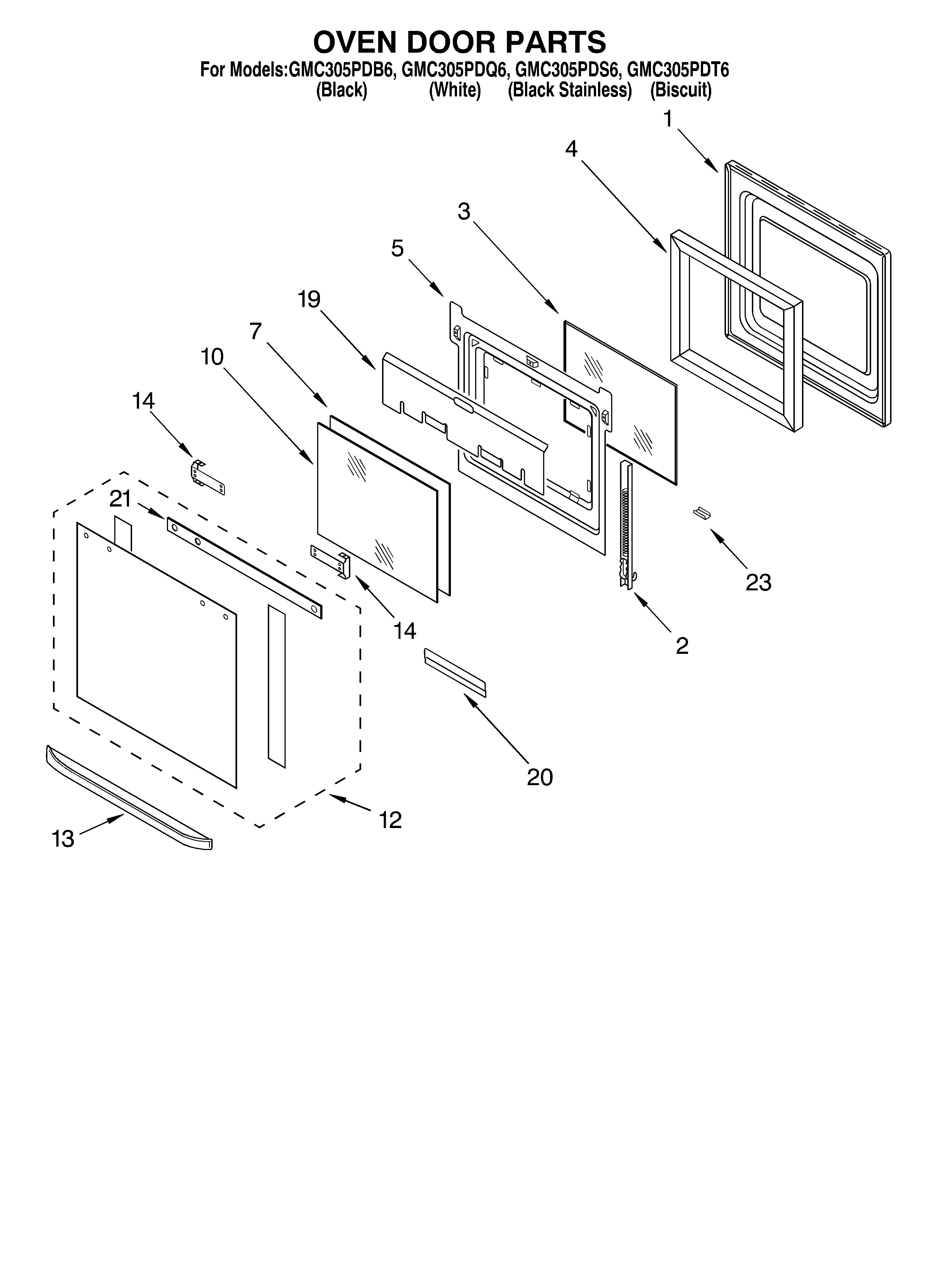 OVEN DOOR