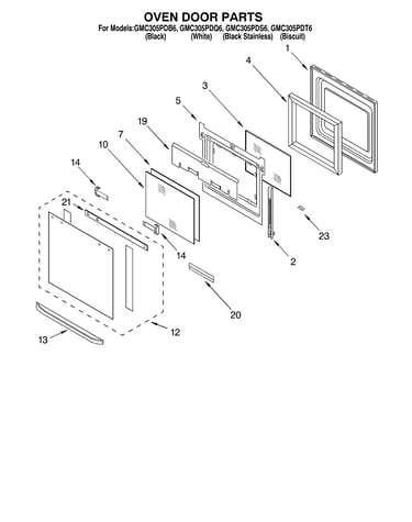 Oven door