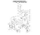 Whirlpool GMC305PDB6 cabinet and stirrer diagram