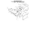Whirlpool GMC305PDS6 top venting/optional diagram