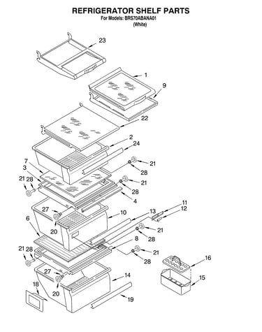 Refrigerator shelf