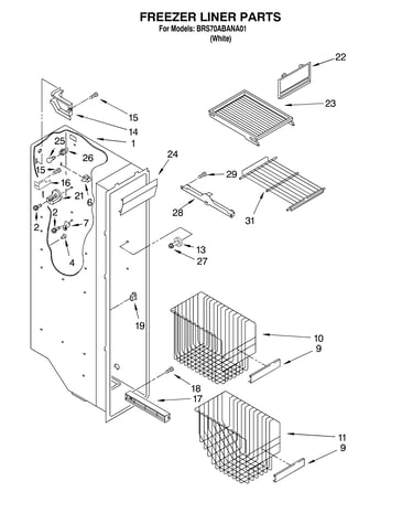 Freezer liner
