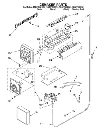 Ice maker/optional