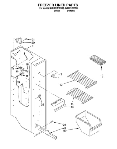 Freezer liner