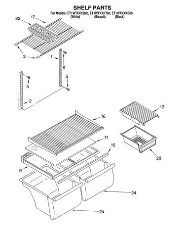 Shelf/optional