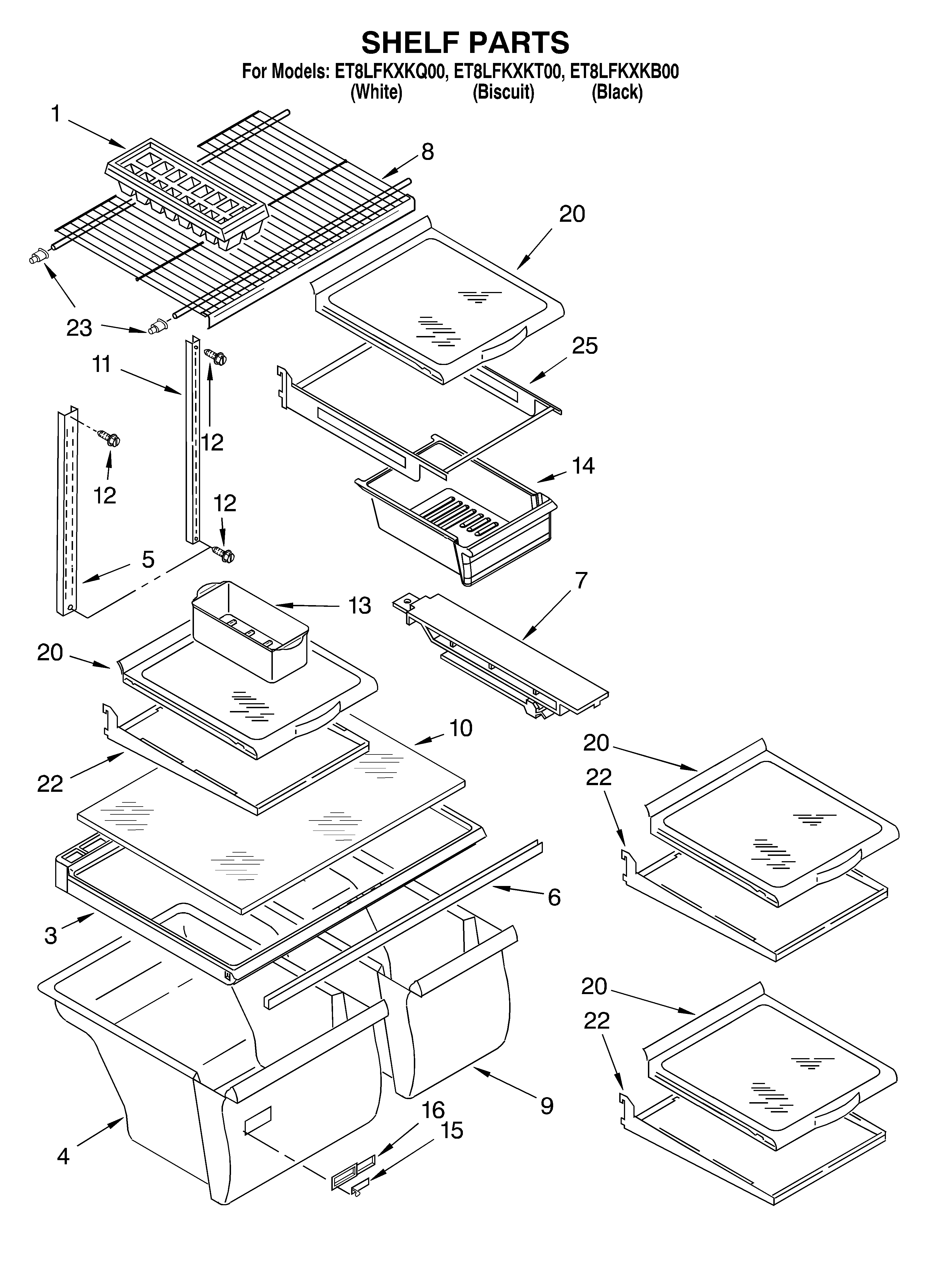 Shelf/optional