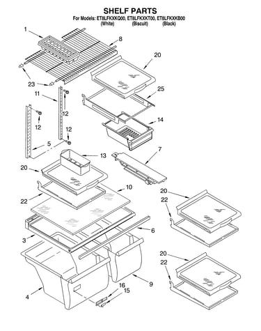 Shelf/optional