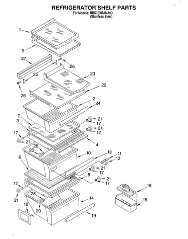 Refrigerator shelf