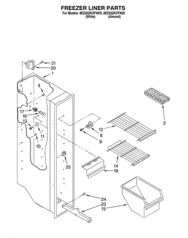 Freezer liner
