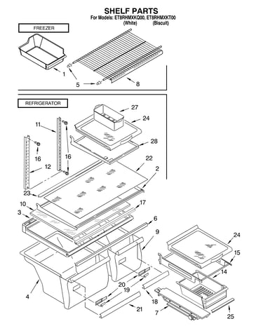 Shelf/optional