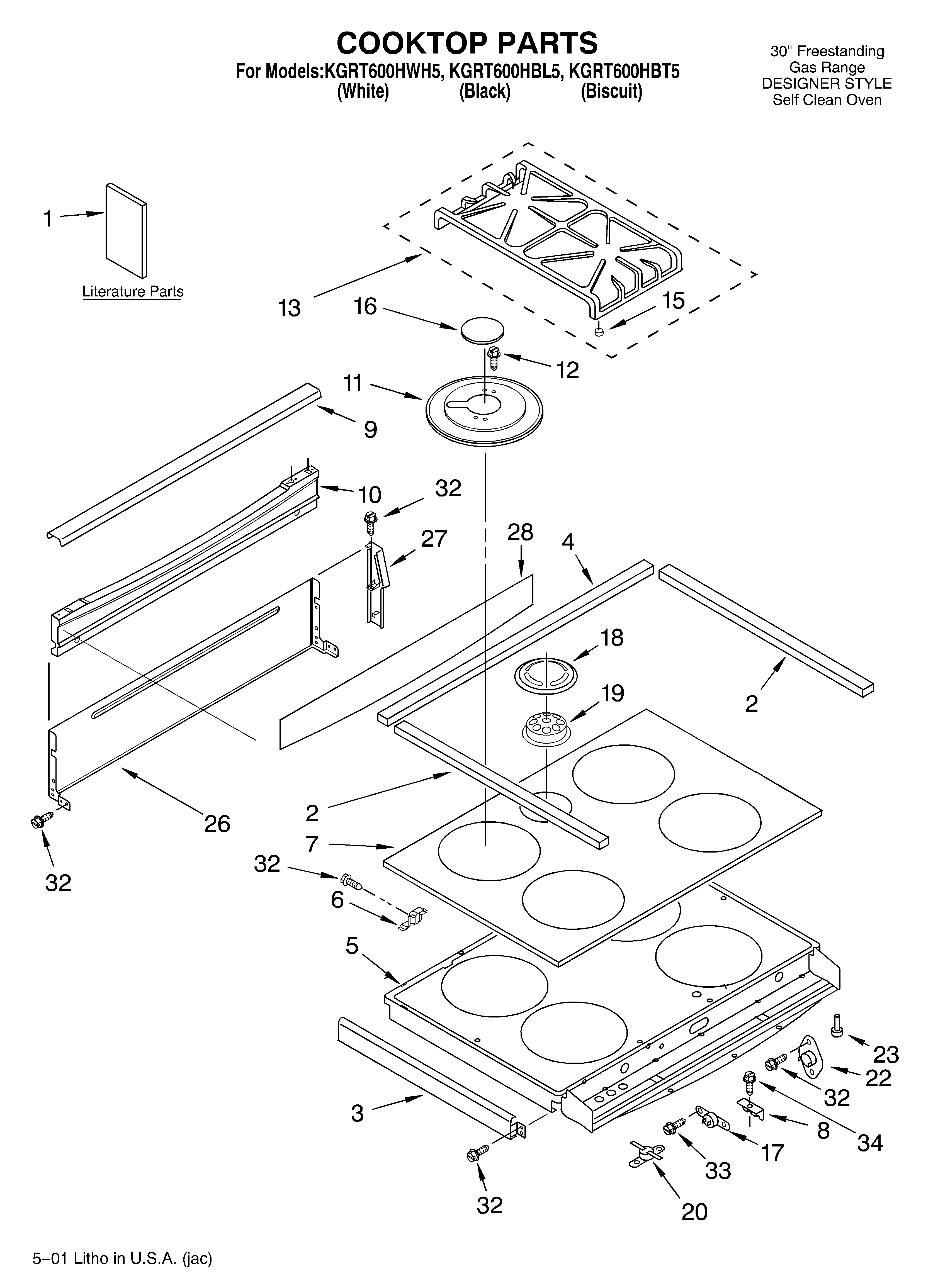Cooktop/literature