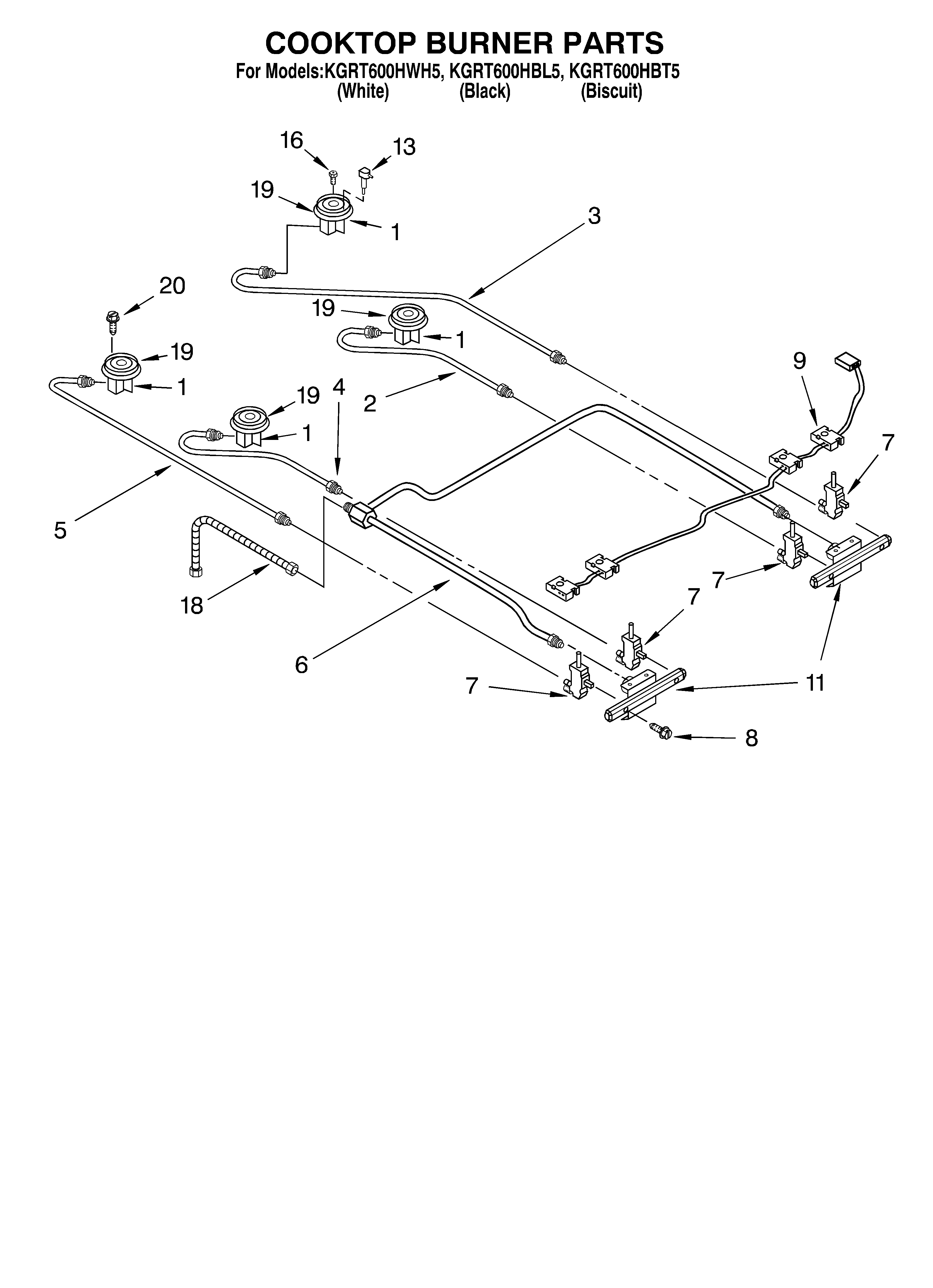 Cooktop burner