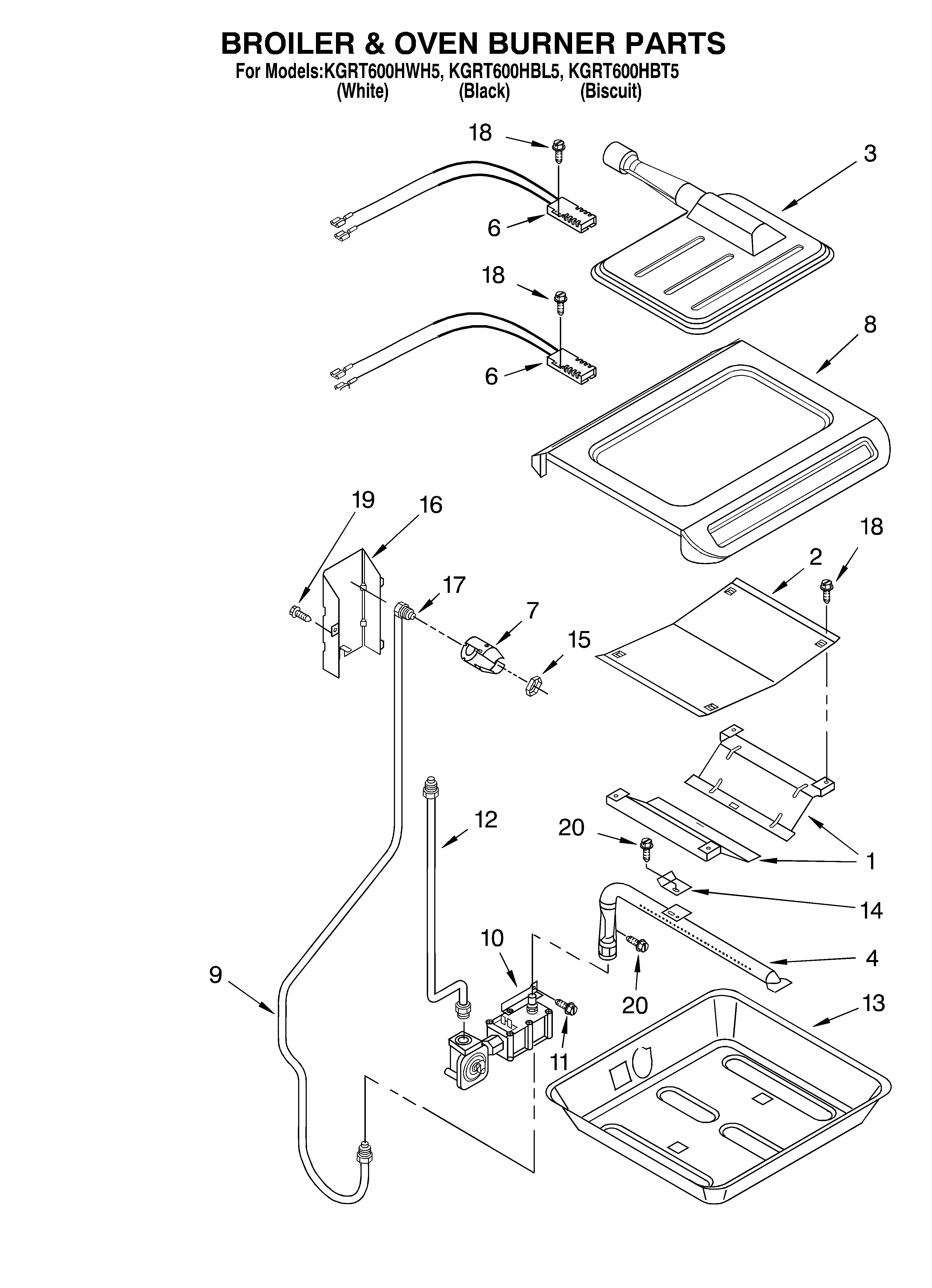 Broiler and oven burner