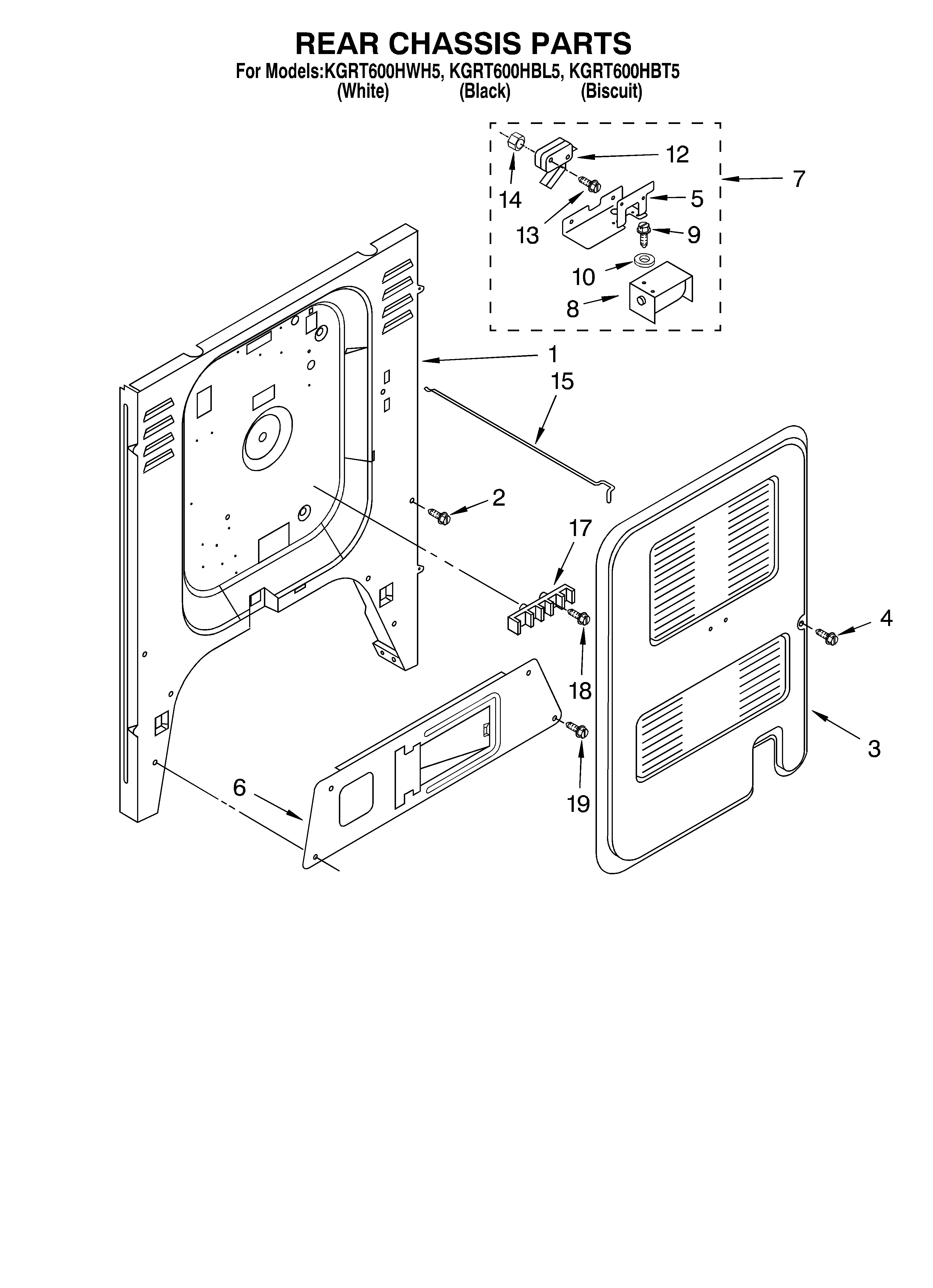 Rear chassis/optional