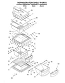 Refrigerator shelf