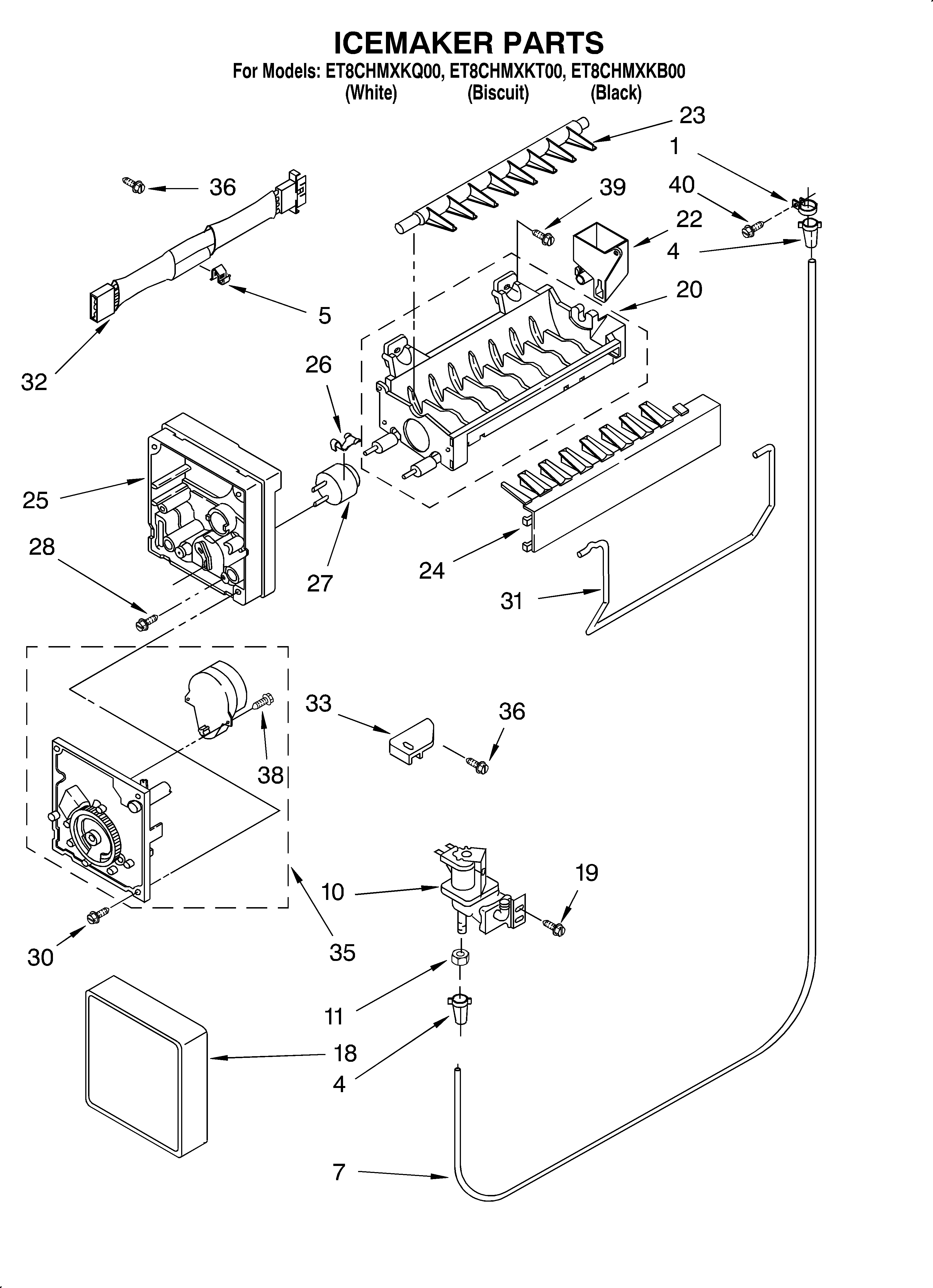 Ice maker/optional