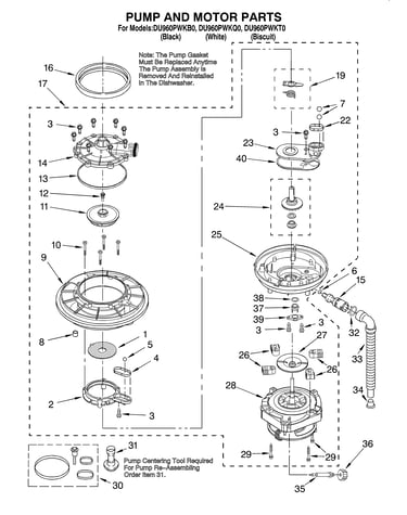 Pump and motor