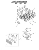 Lower dishrack
