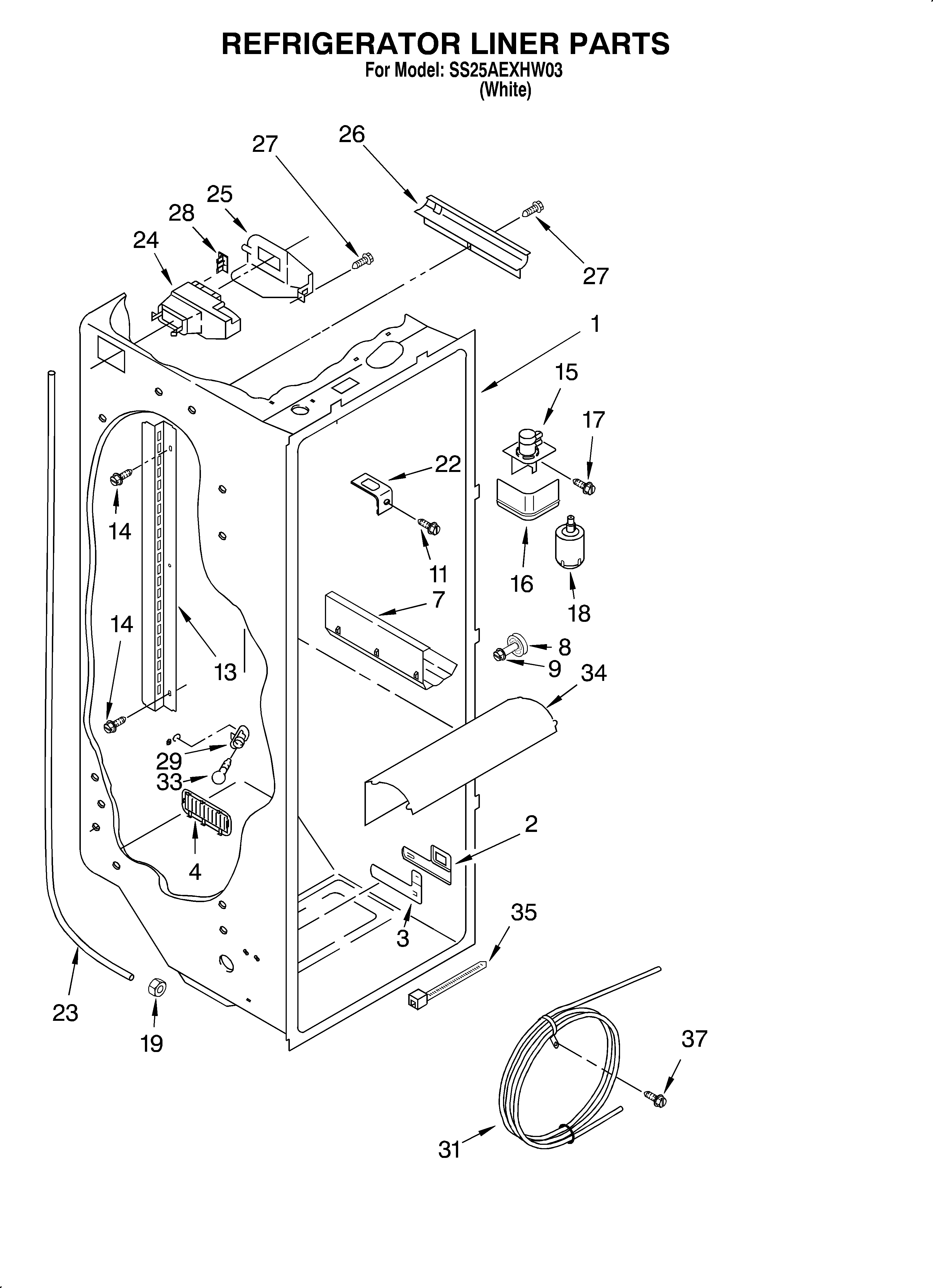 Refrigerator liner