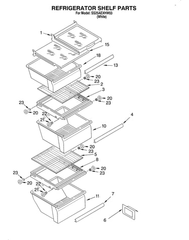 Refrigerator shelf