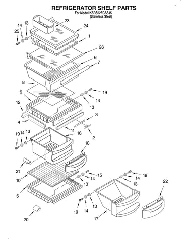 Refrigerator shelf