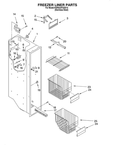 Freezer liner