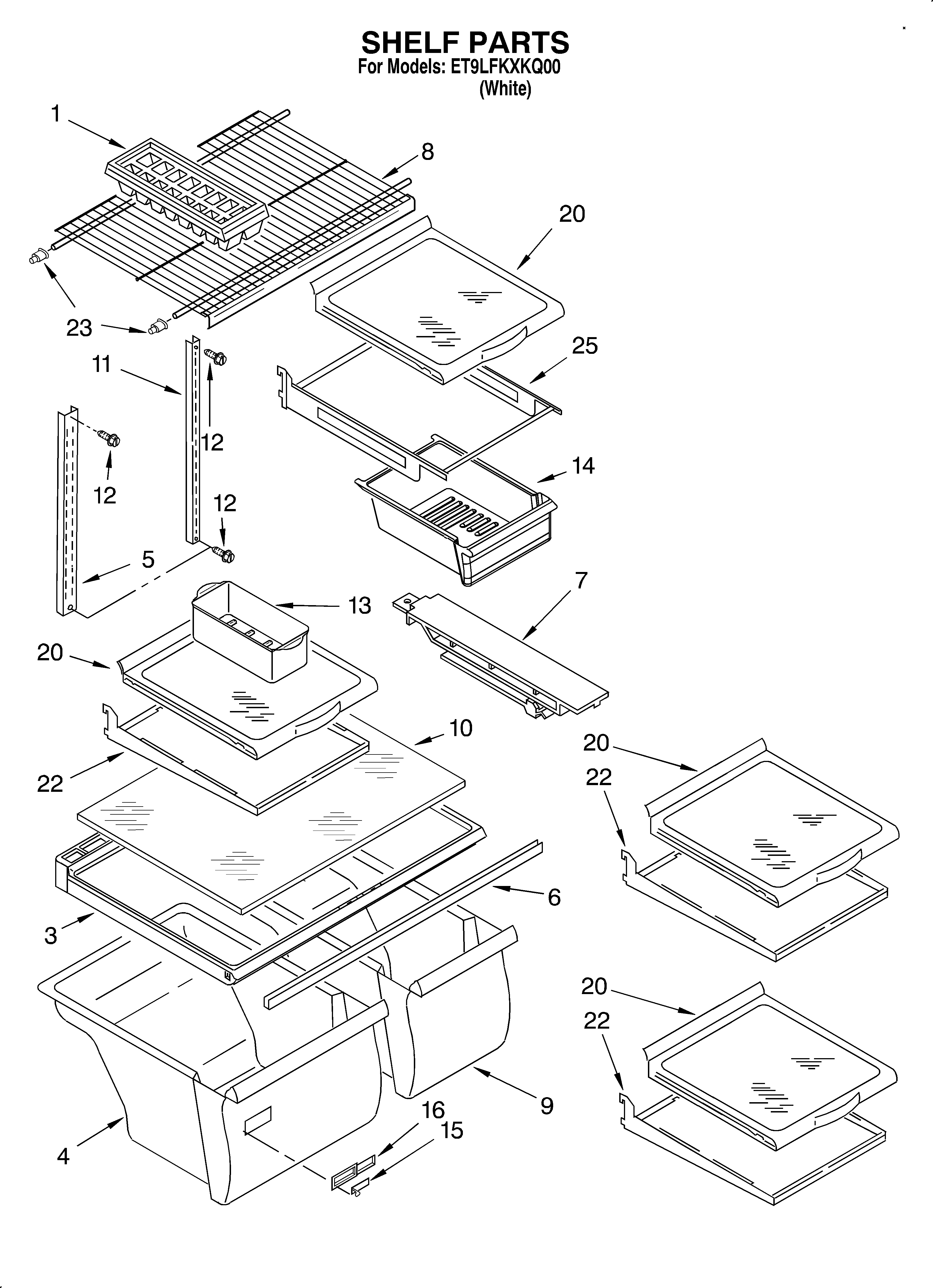 Shelf/optional