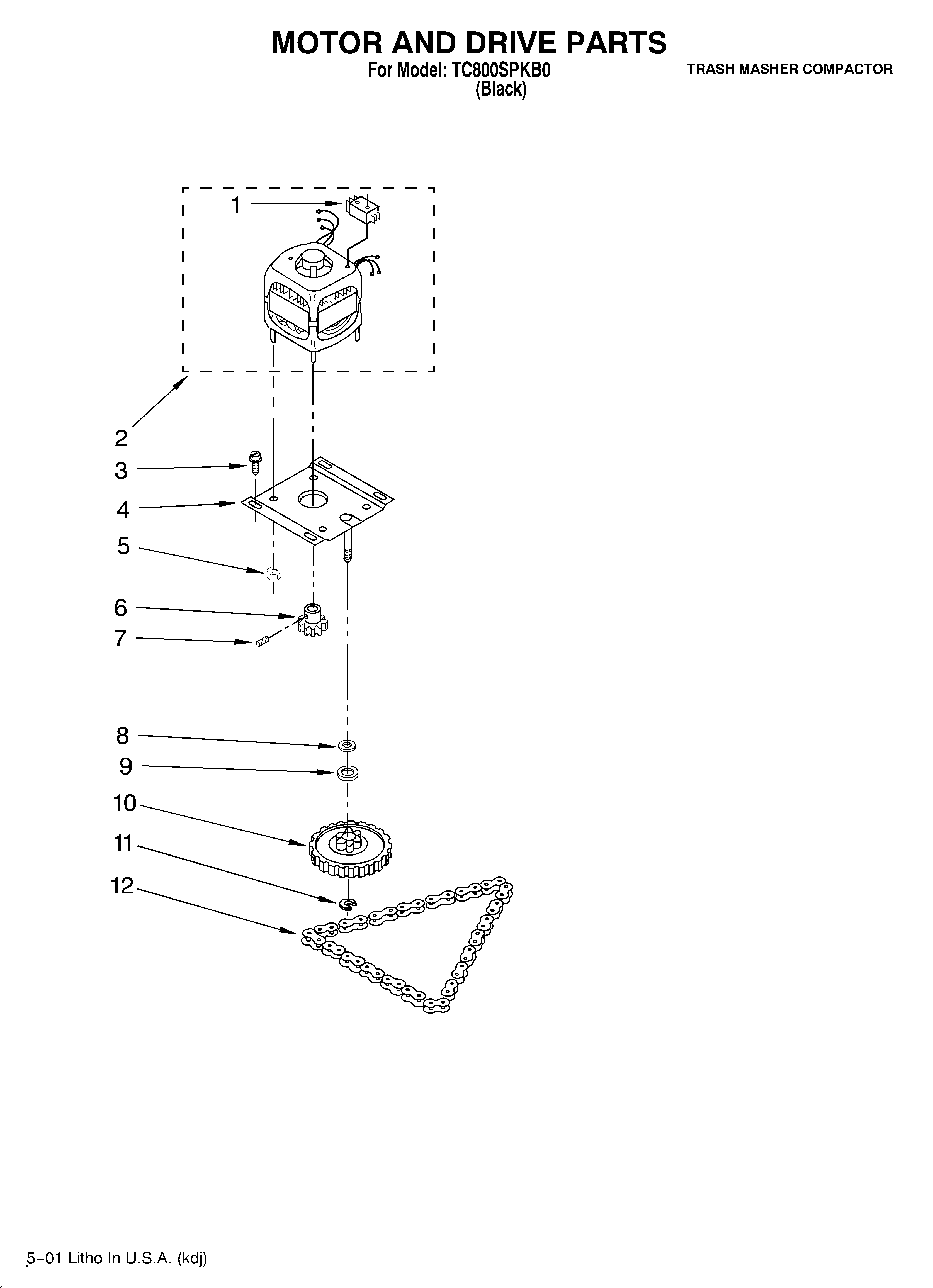Motor and drive/lit/optional