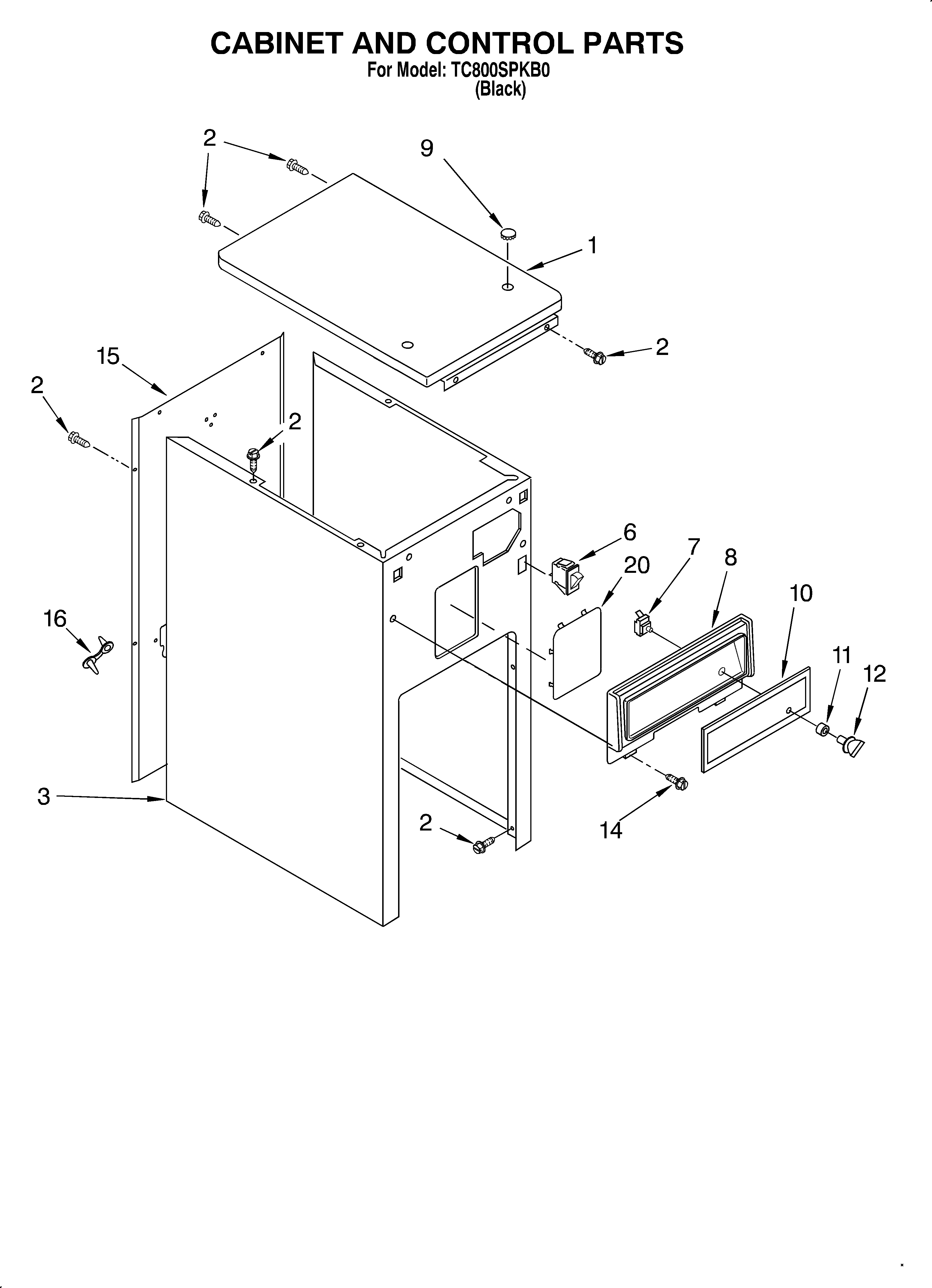 Cabinet and control
