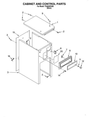 Cabinet and control