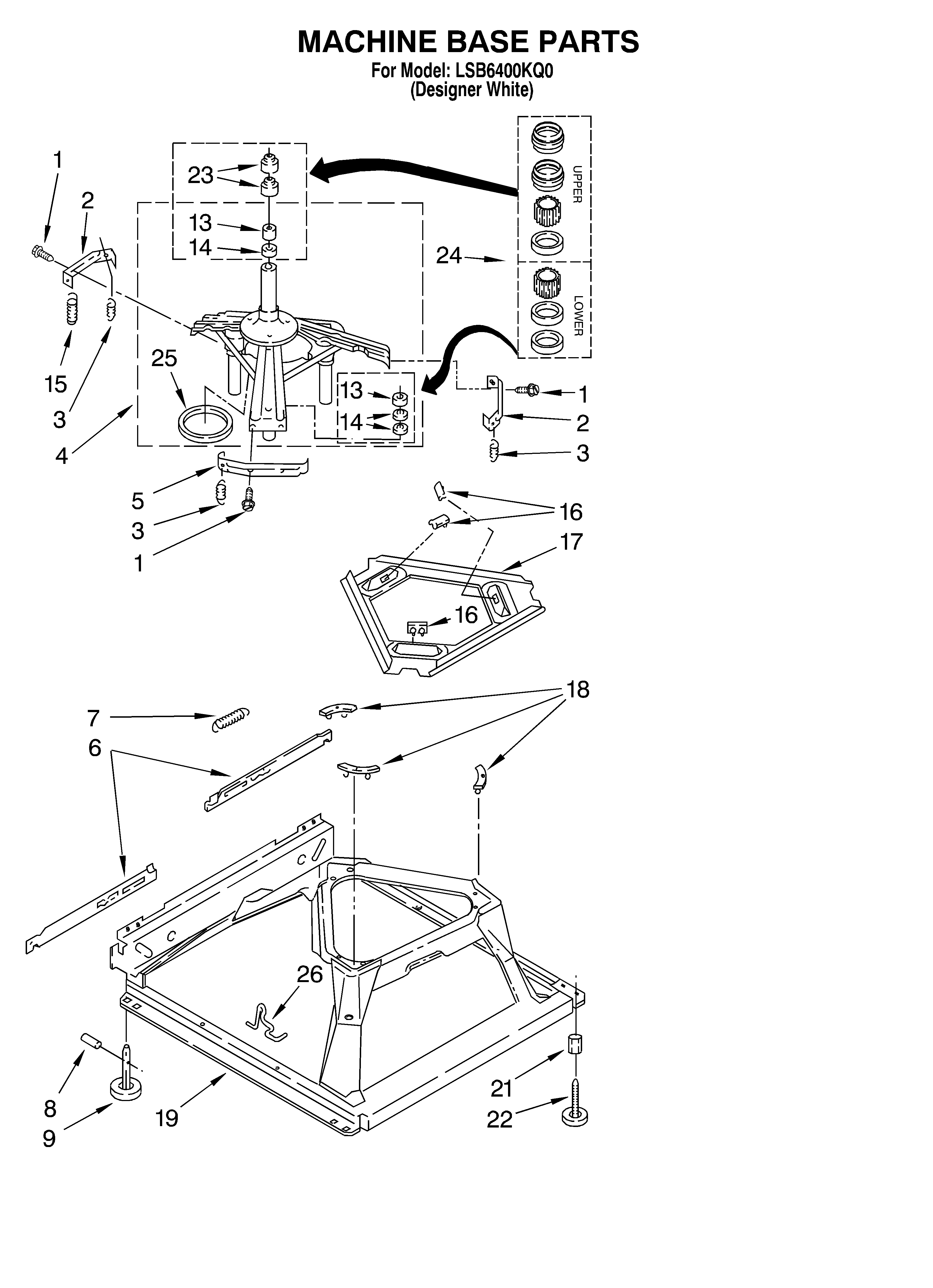 Machine base