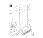 Whirlpool ED5CHGXKT00 cabinet/literature diagram