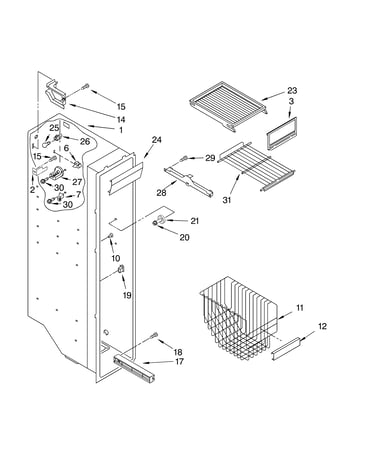 Freezer liner