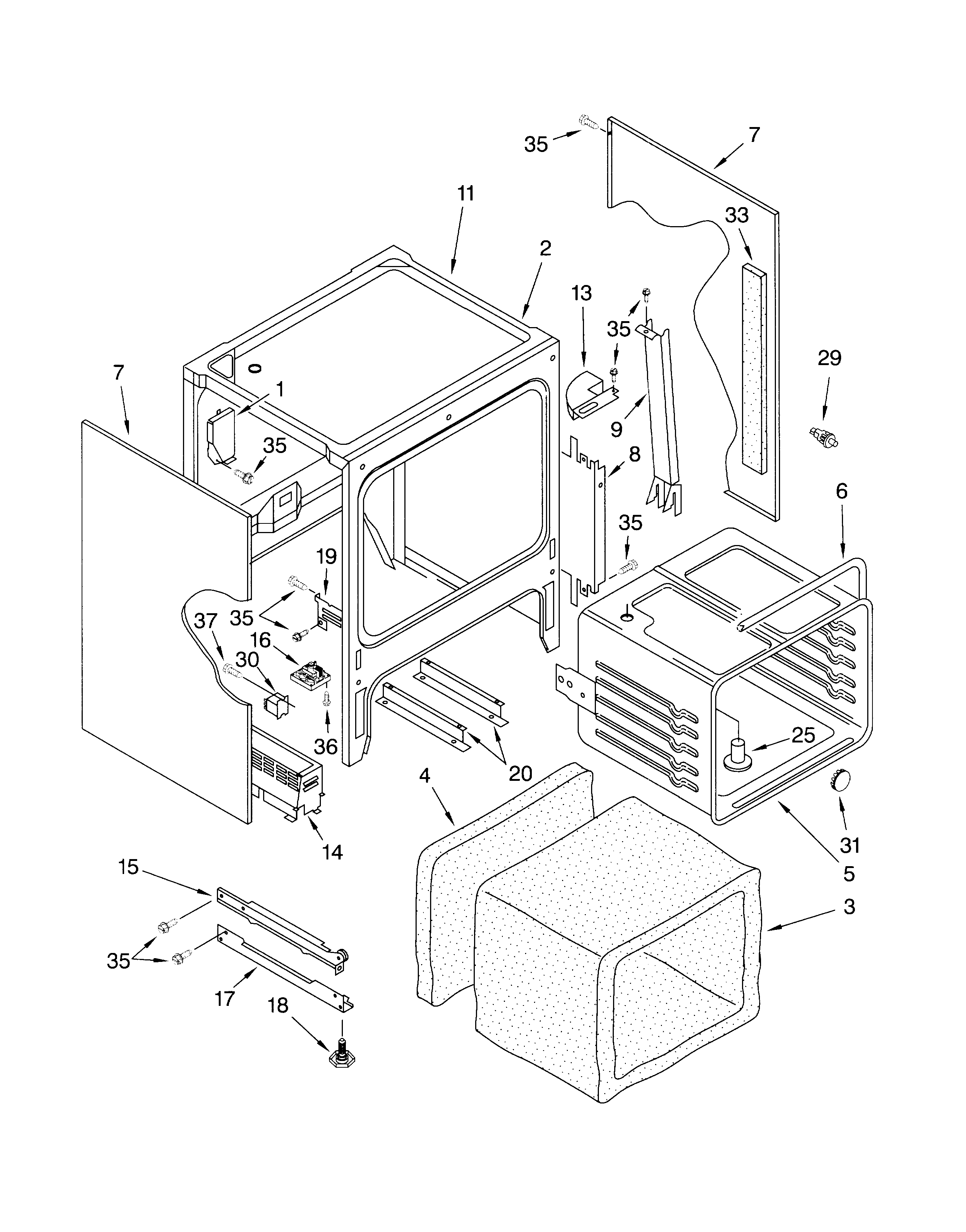 OVEN CHASSIS