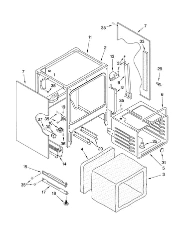 Oven chassis