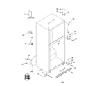 Whirlpool ET1NHMXKQ00 cabinet/literature diagram