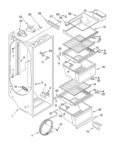 Refrigerator liner