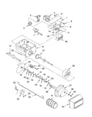 Motor and ice container