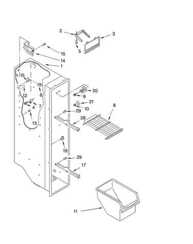 Freezer liner