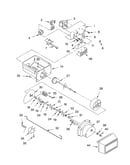 Motor and ice container