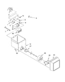 Motor and ice container