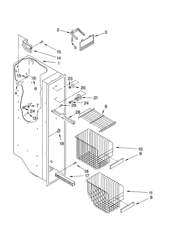 Freezer liner