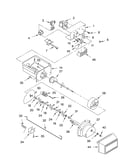 Motor and ice container
