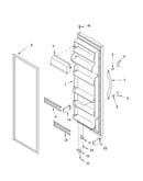 Refrigerator door
