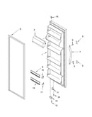 Refrigerator door