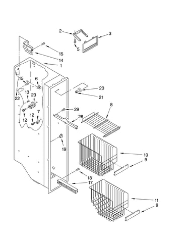 Freezer liner