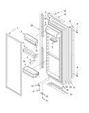 Refrigerator door