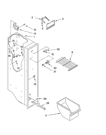 Freezer liner