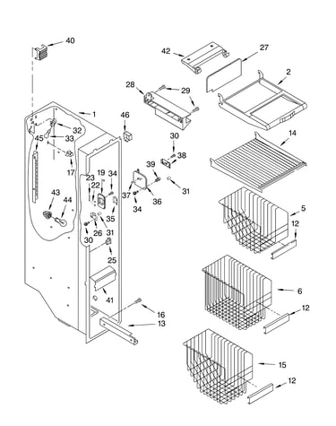 Freezer liner